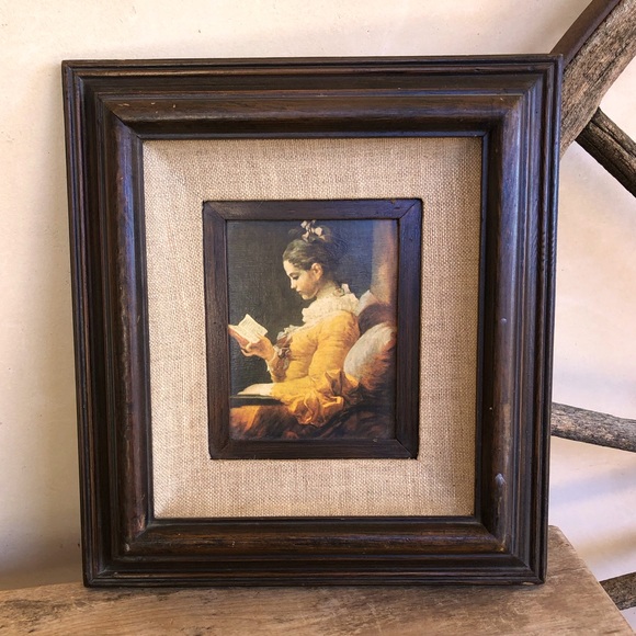 Vtg Framed Giclee’ Art by Jean-Honore Fragonard